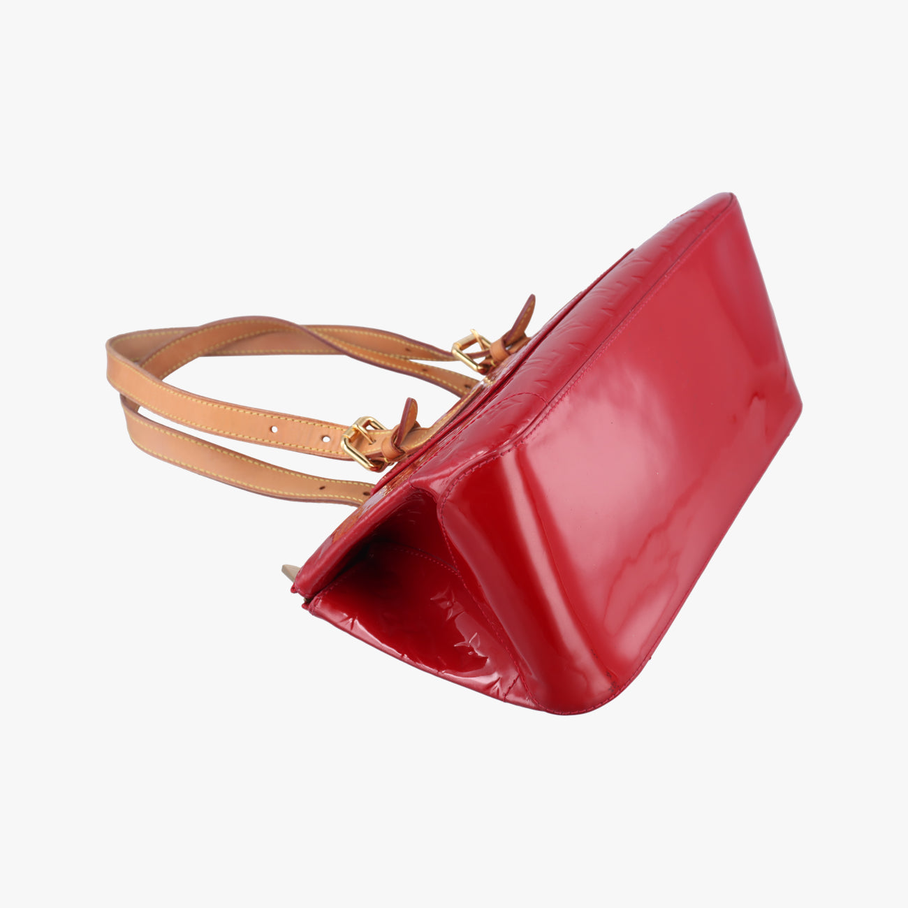 Secondhand Louis Vuitton Rosewood Avenue POMME D’AMOUR Vernis M93507 handbag | stylenewstar