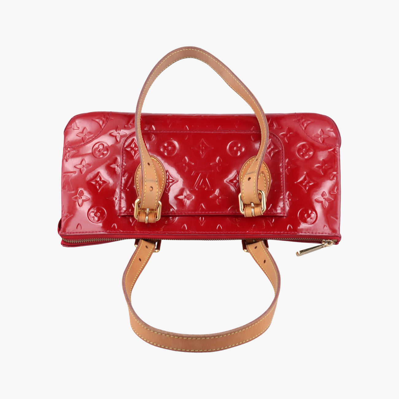 Secondhand Louis Vuitton Rosewood Avenue POMME D’AMOUR Vernis M93507 handbag | stylenewstar
