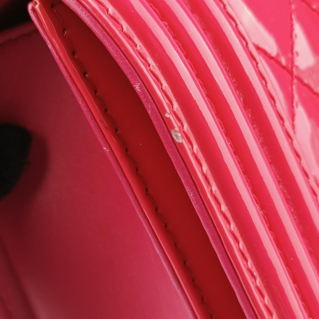 Secondhand Chanel BOY CHANEL Pink Patent A67087 shoulderbag | stylenewstar