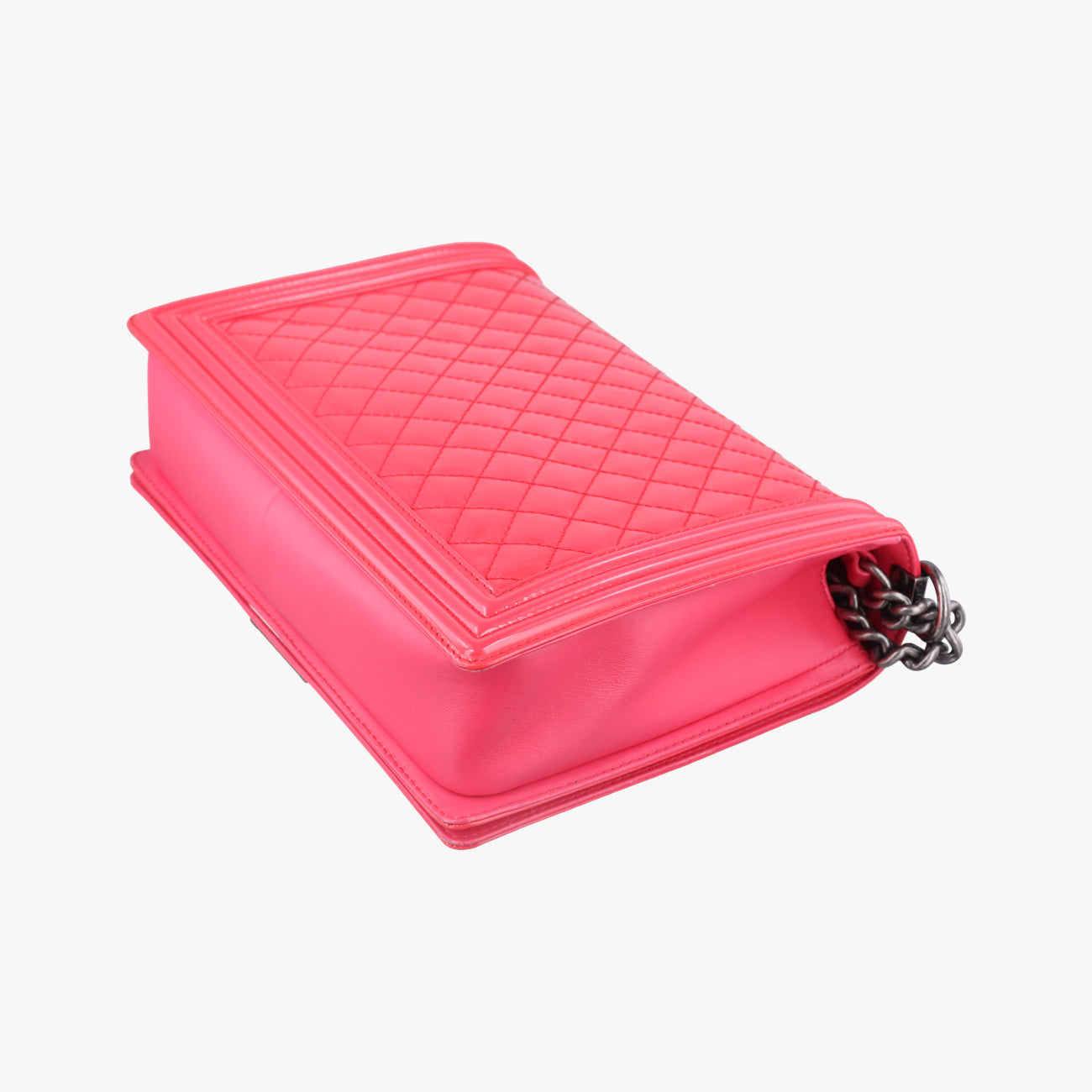 Secondhand Chanel BOY CHANEL Pink Patent A67087 shoulderbag | stylenewstar