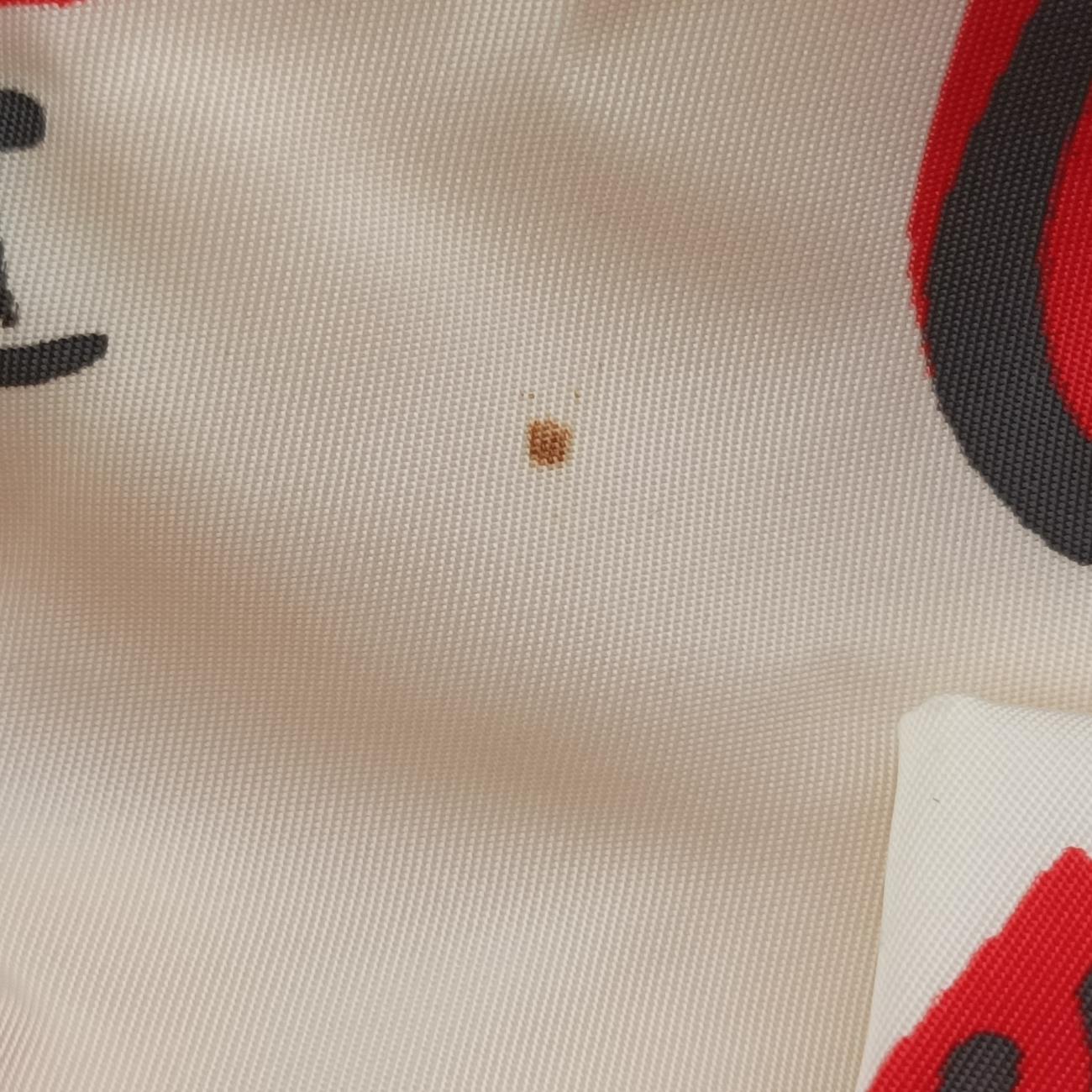 Pre-owned Prada Heart Pattern White× Red× black Nylon  shoulderbag | stylenewstar