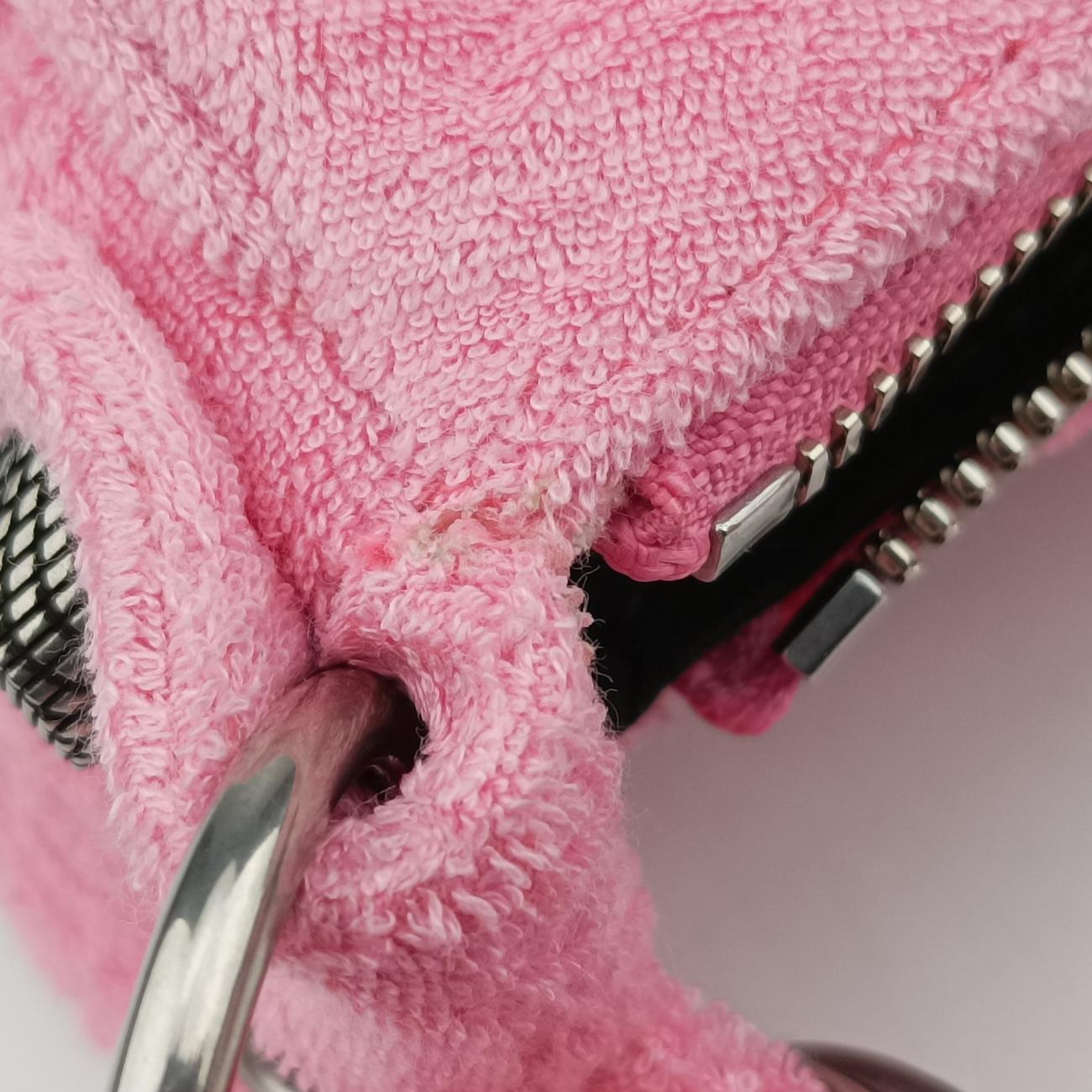 Pre-owned Balenciaga Le Cagole Pink Pile Fabric  shoulderbag | stylenewstar