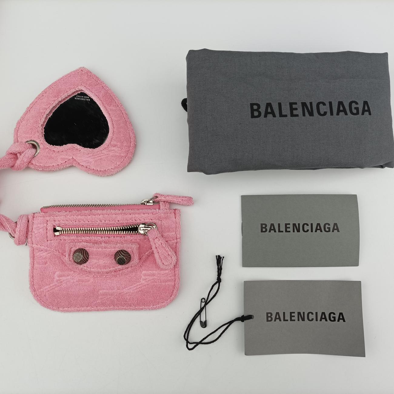 Pre-owned Balenciaga Le Cagole Pink Pile Fabric  shoulderbag | stylenewstar