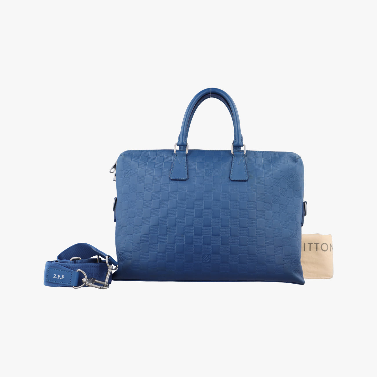 Pre-owned Louis Vuitton Porte Document Jour Business Neptune Damier Infini N41328 shoulderbag | stylenewstar
