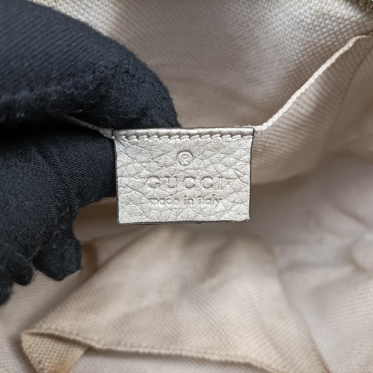 Pre-owned Gucci Soho Golden Leather 308364 shoulderbag | stylenewstar