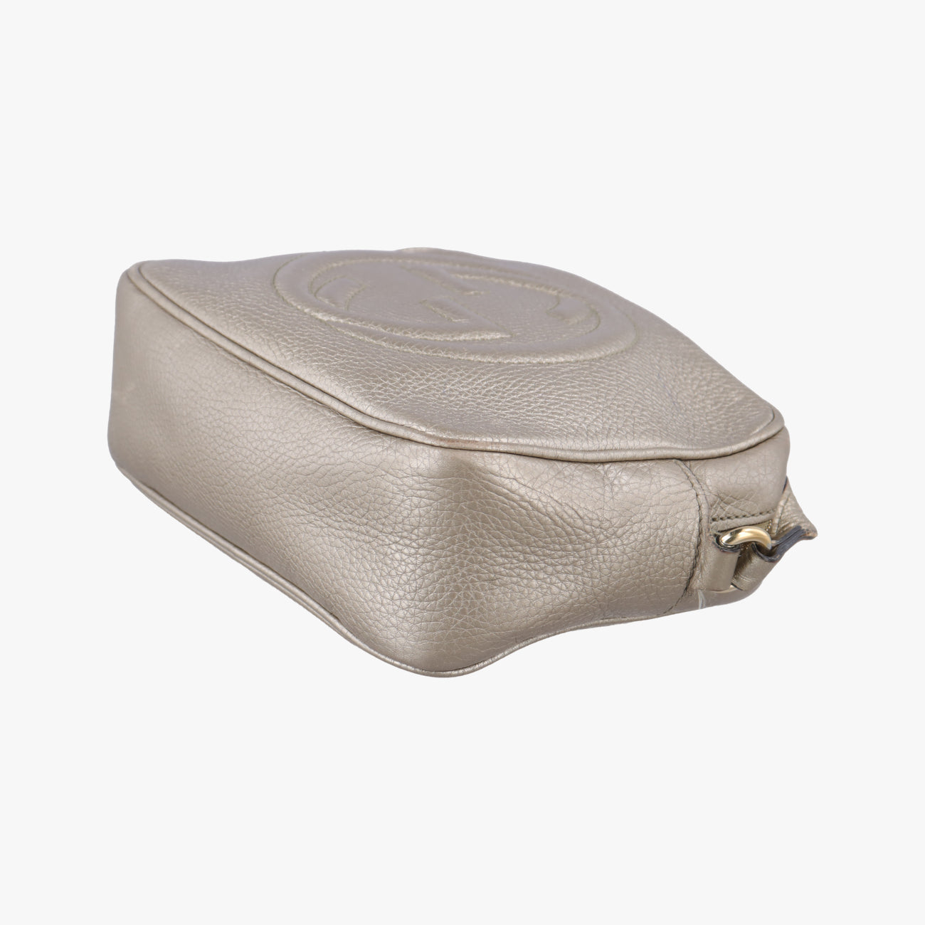 Pre-owned Gucci Soho Golden Leather 308364 shoulderbag | stylenewstar