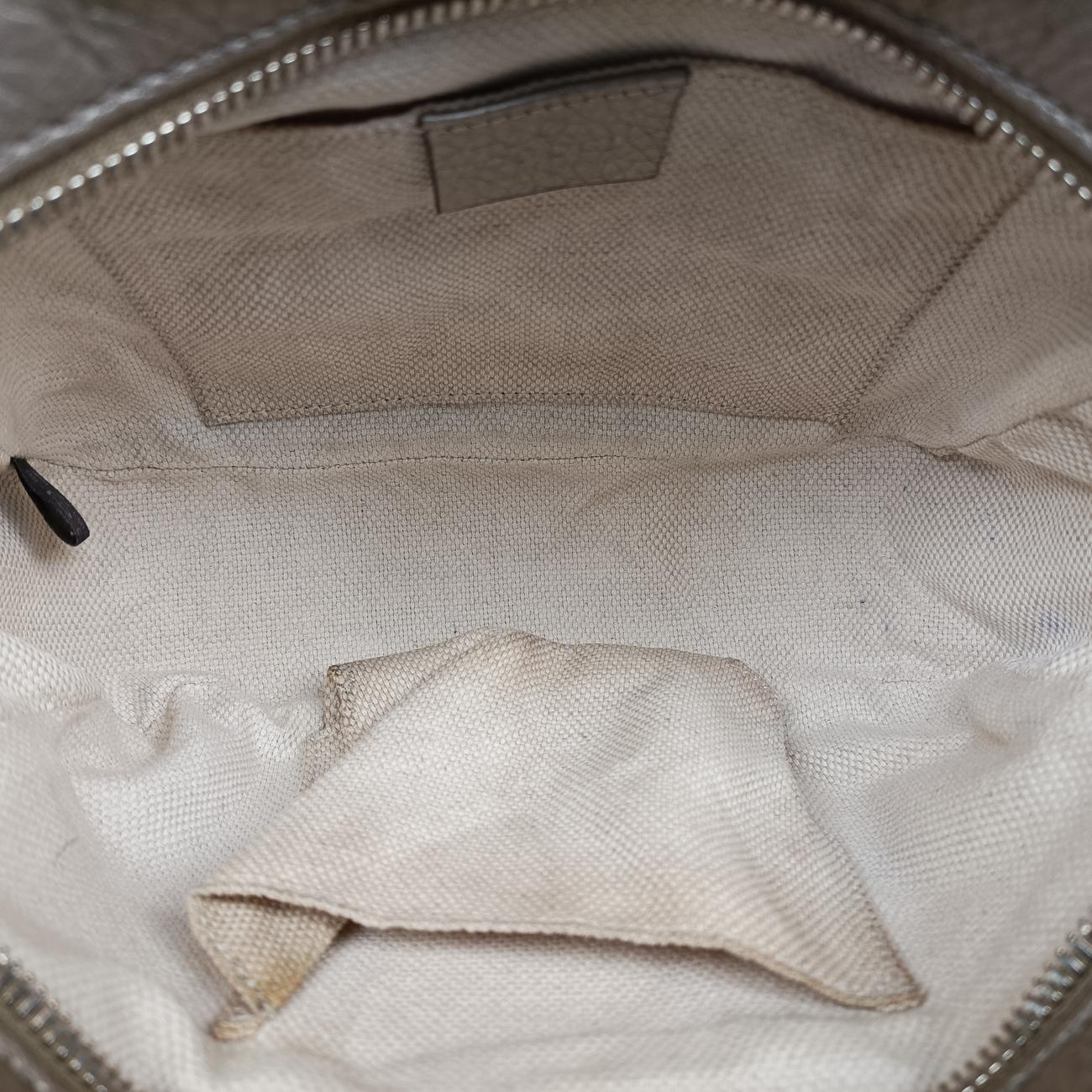 Pre-owned Gucci Soho Golden Leather 308364 shoulderbag | stylenewstar