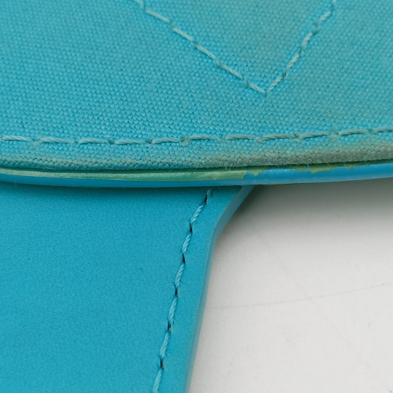 Pre-owned Louis Vuitton Bellflower PM Blue Lagon Vernis M91730 shoulderbag | stylenewstar