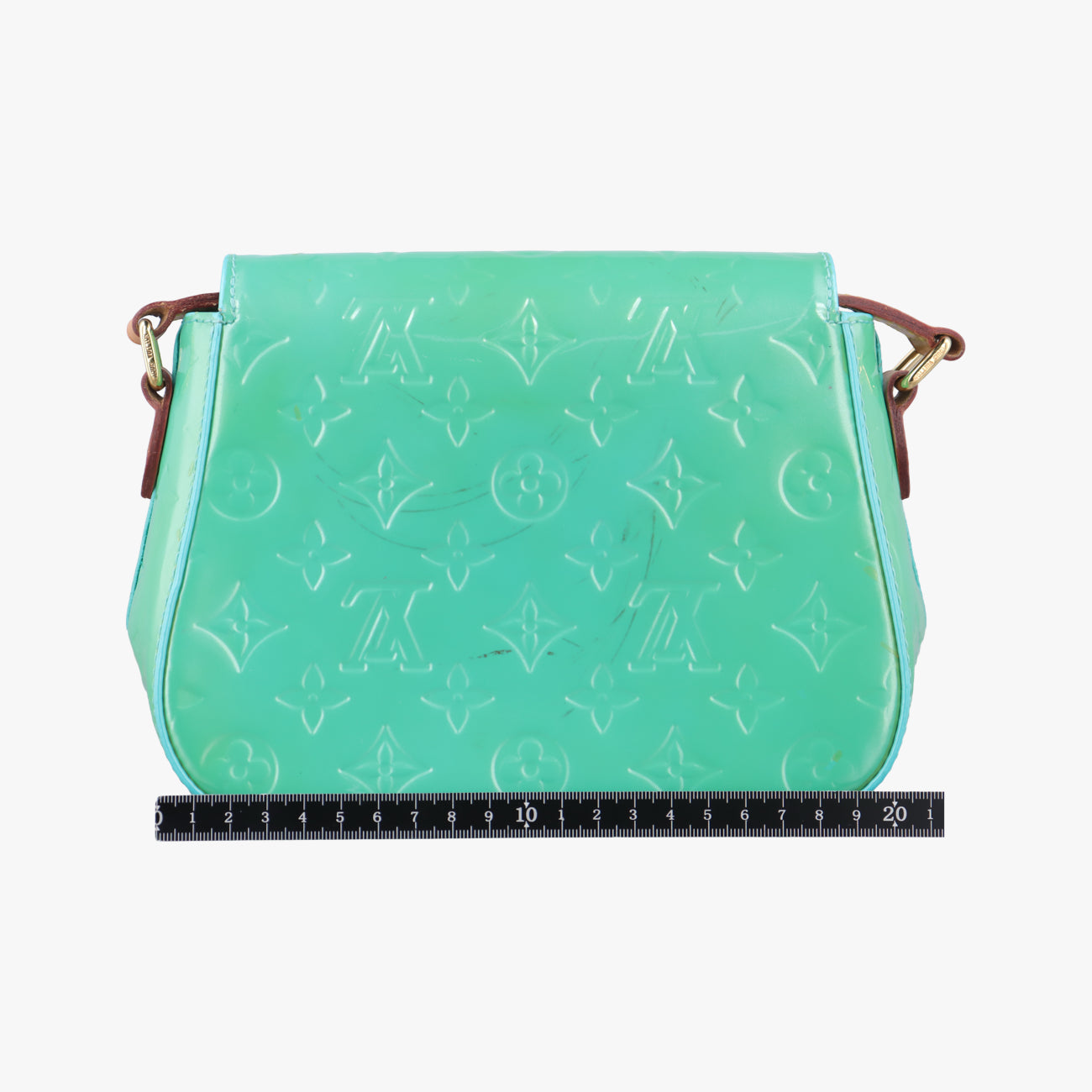 Pre-owned Louis Vuitton Bellflower PM Blue Lagon Vernis M91730 shoulderbag | stylenewstar