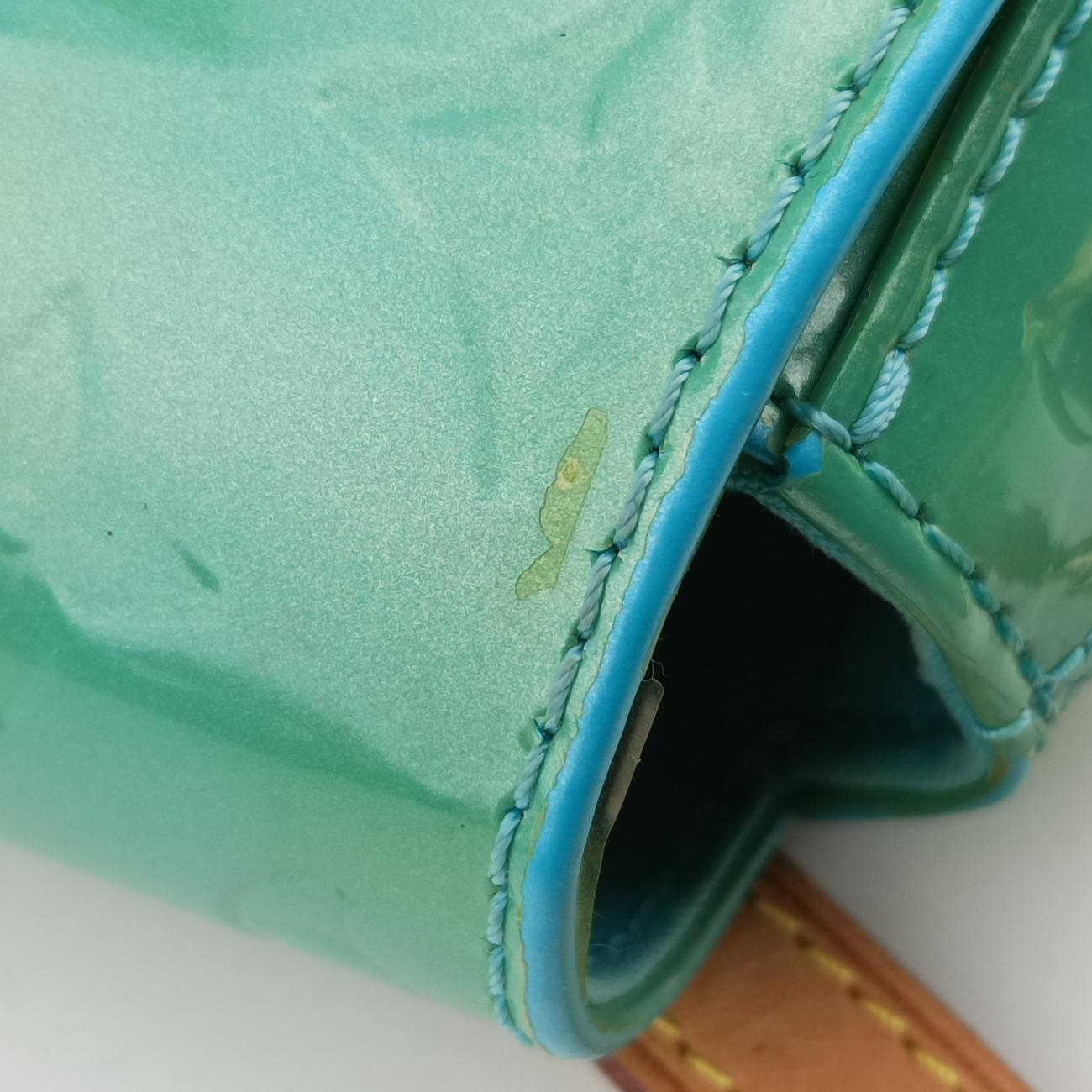 Pre-owned Louis Vuitton Bellflower PM Blue Lagon Vernis M91730 shoulderbag | stylenewstar