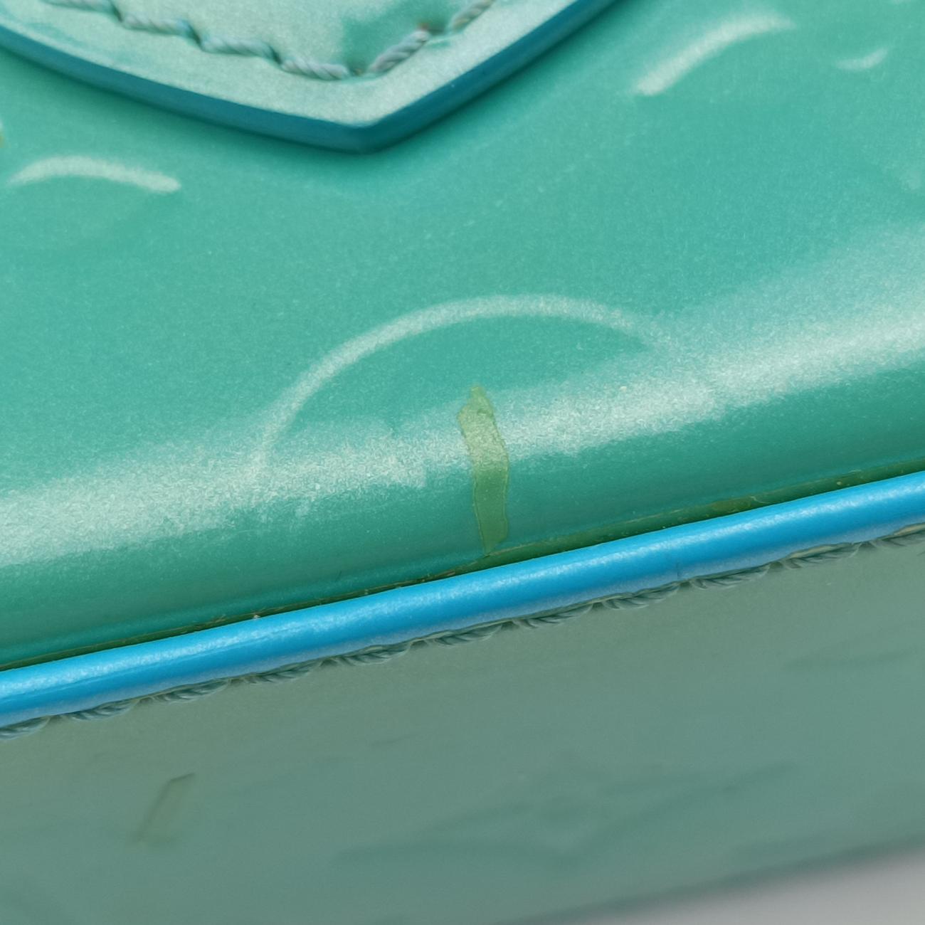 Pre-owned Louis Vuitton Bellflower PM Blue Lagon Vernis M91730 shoulderbag | stylenewstar