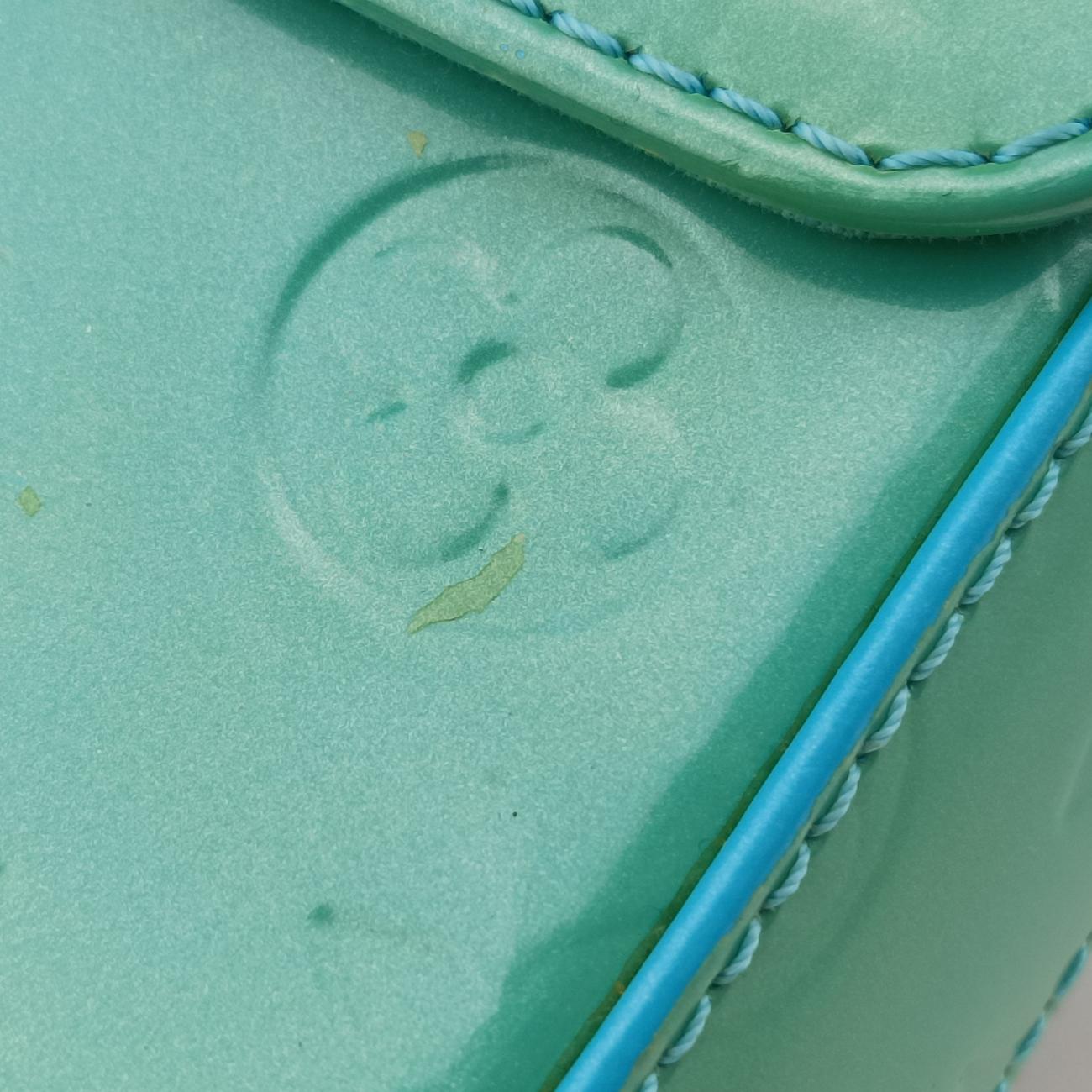 Pre-owned Louis Vuitton Bellflower PM Blue Lagon Vernis M91730 shoulderbag | stylenewstar