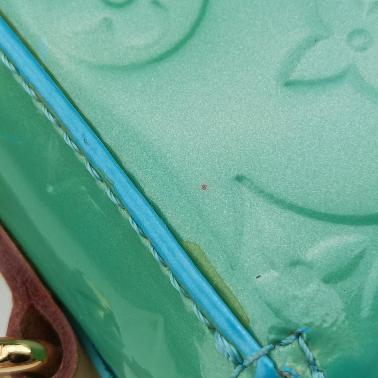 Pre-owned Louis Vuitton Bellflower PM Blue Lagon Vernis M91730 shoulderbag | stylenewstar