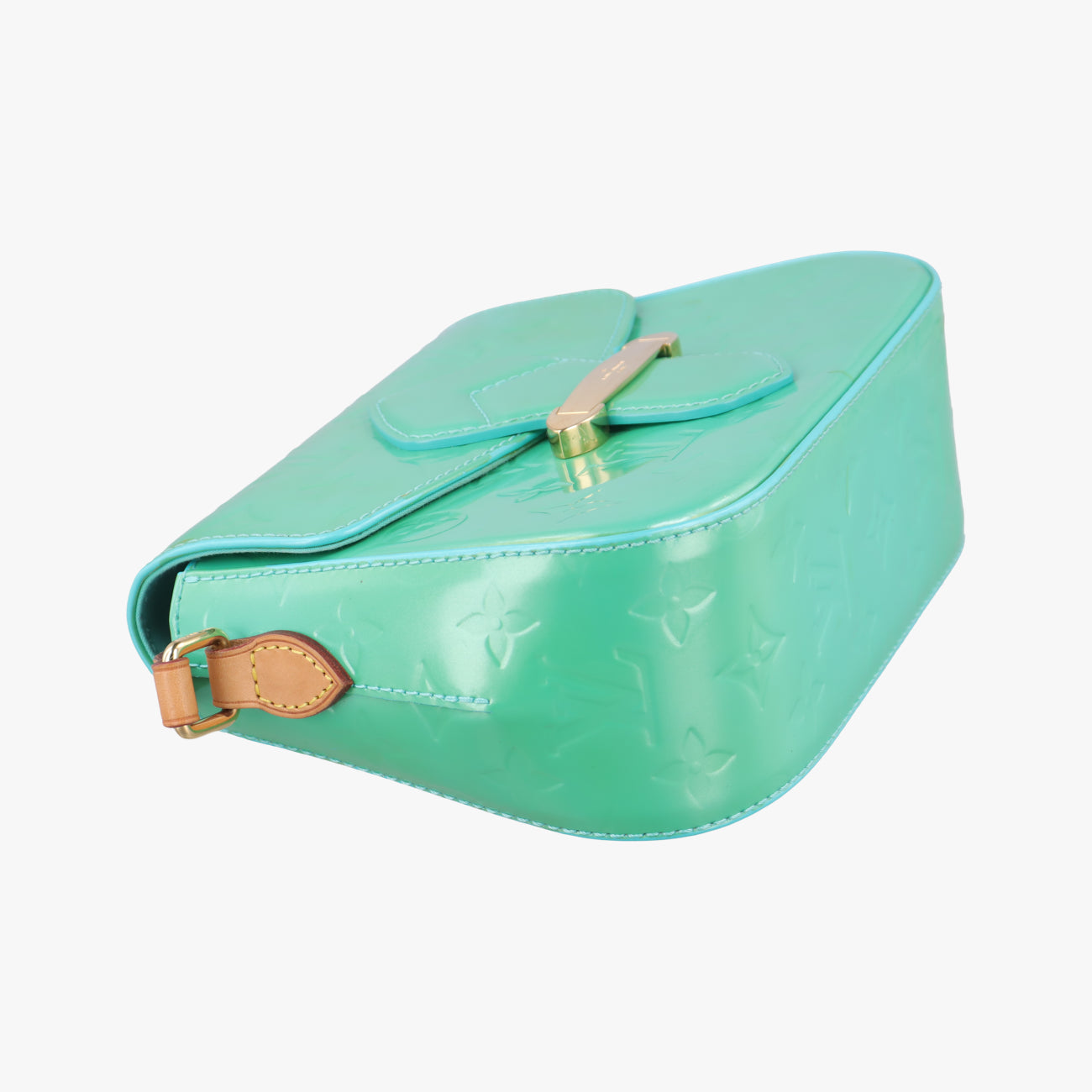 Pre-owned Louis Vuitton Bellflower PM Blue Lagon Vernis M91730 shoulderbag | stylenewstar