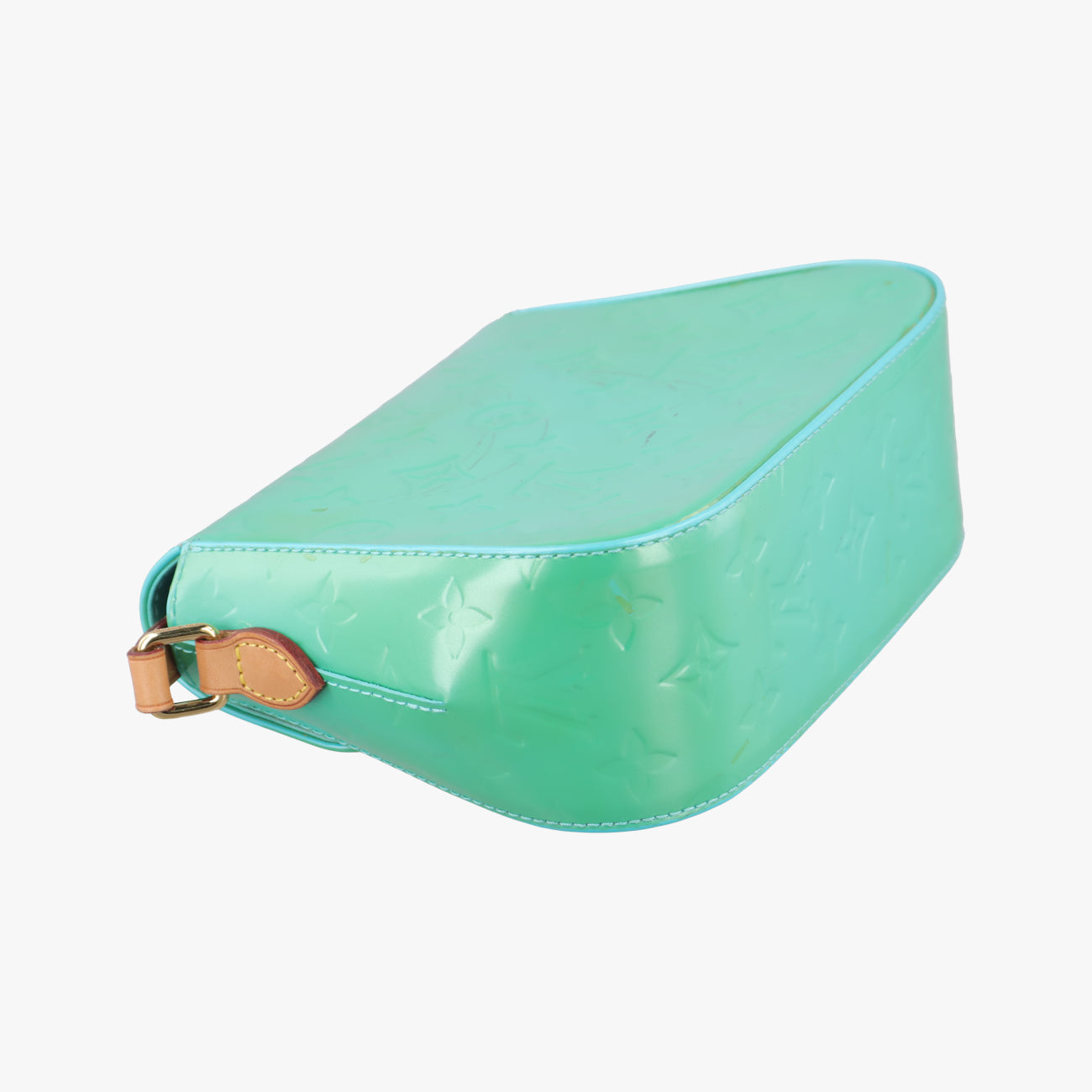 Pre-owned Louis Vuitton Bellflower PM Blue Lagon Vernis M91730 shoulderbag | stylenewstar