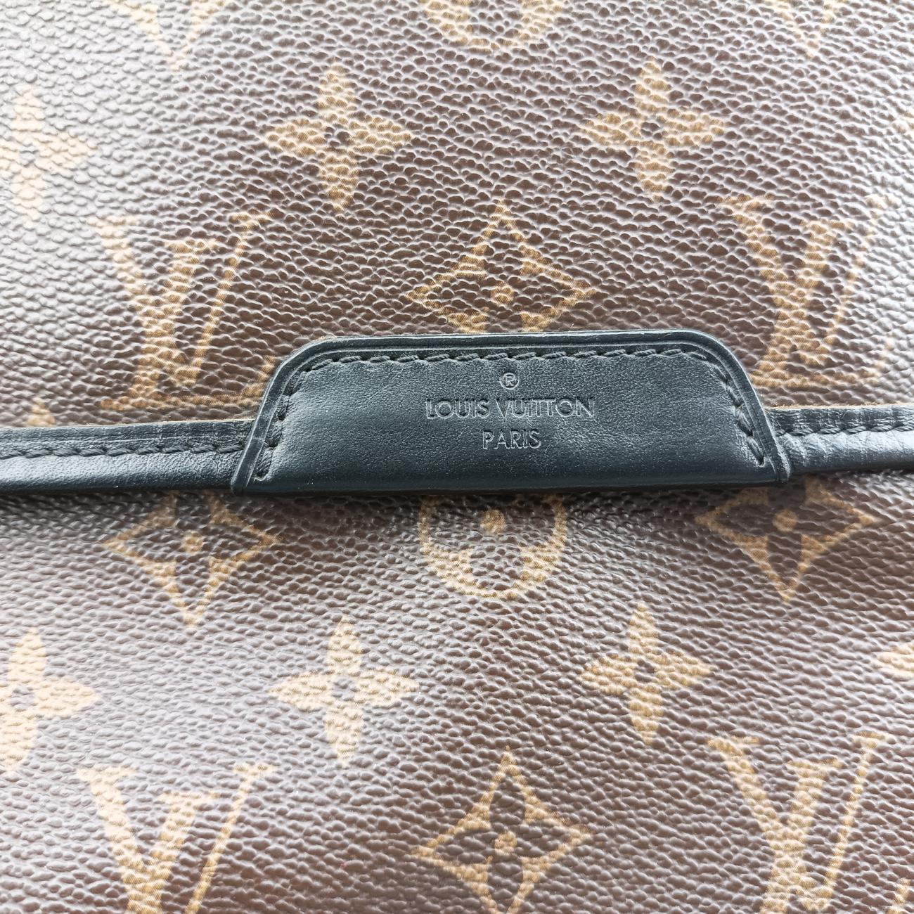 Pre-owned Louis Vuitton BASSGM brown Monogram Macassar M40386 shoulderbag | stylenewstar