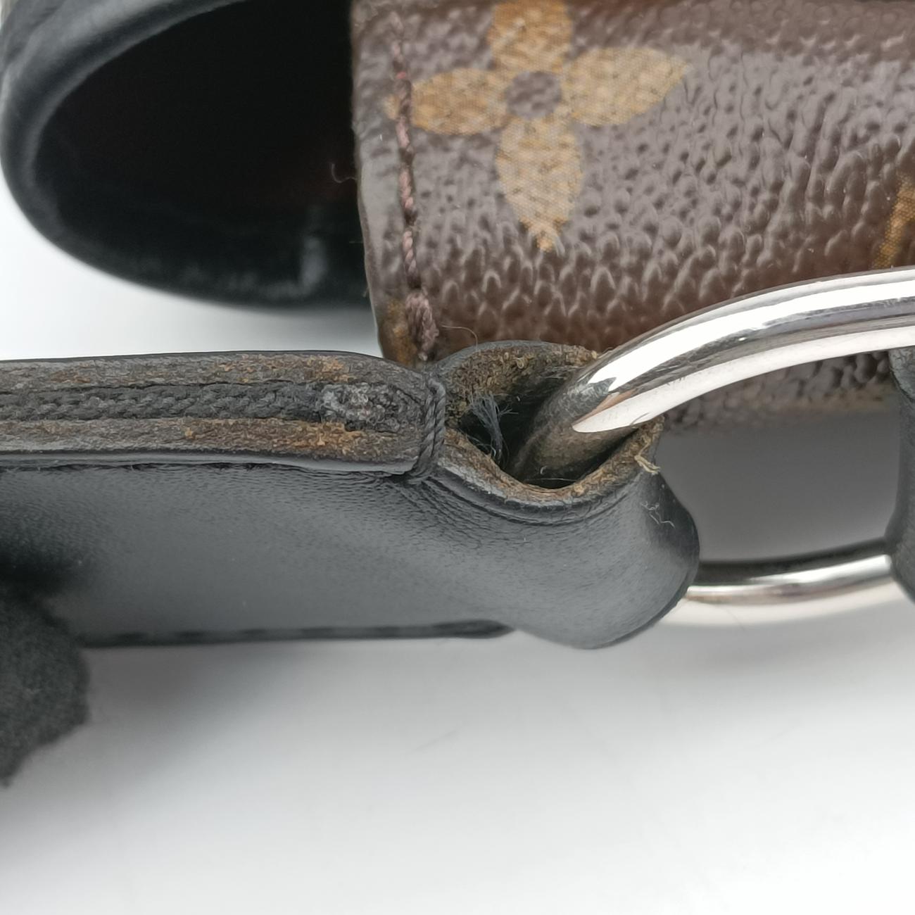 Pre-owned Louis Vuitton BASSGM brown Monogram Macassar M40386 shoulderbag | stylenewstar