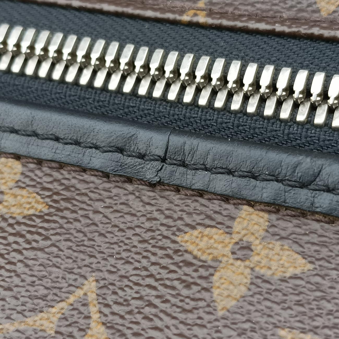 Pre-owned Louis Vuitton BASSGM brown Monogram Macassar M40386 shoulderbag | stylenewstar