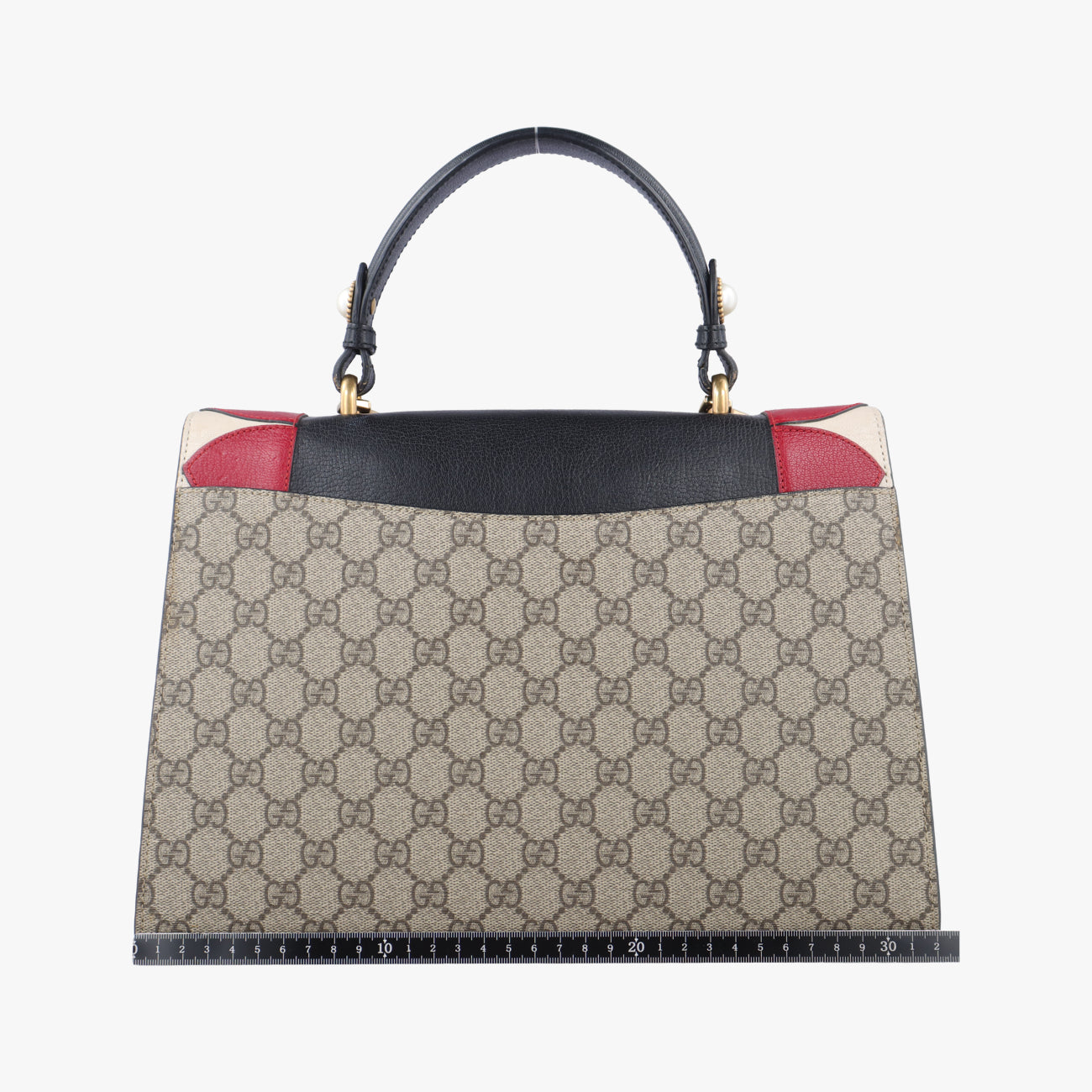 Pre-owned Gucci GG Supreme Fox Beige×Multicolour PVC coated canvas×Leather 466432 shoulderbag | stylenewstar