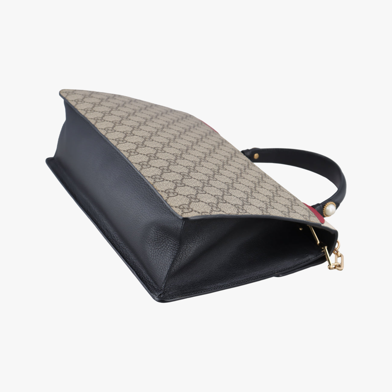 Pre-owned Gucci GG Supreme Fox Beige×Multicolour PVC coated canvas×Leather 466432 shoulderbag | stylenewstar