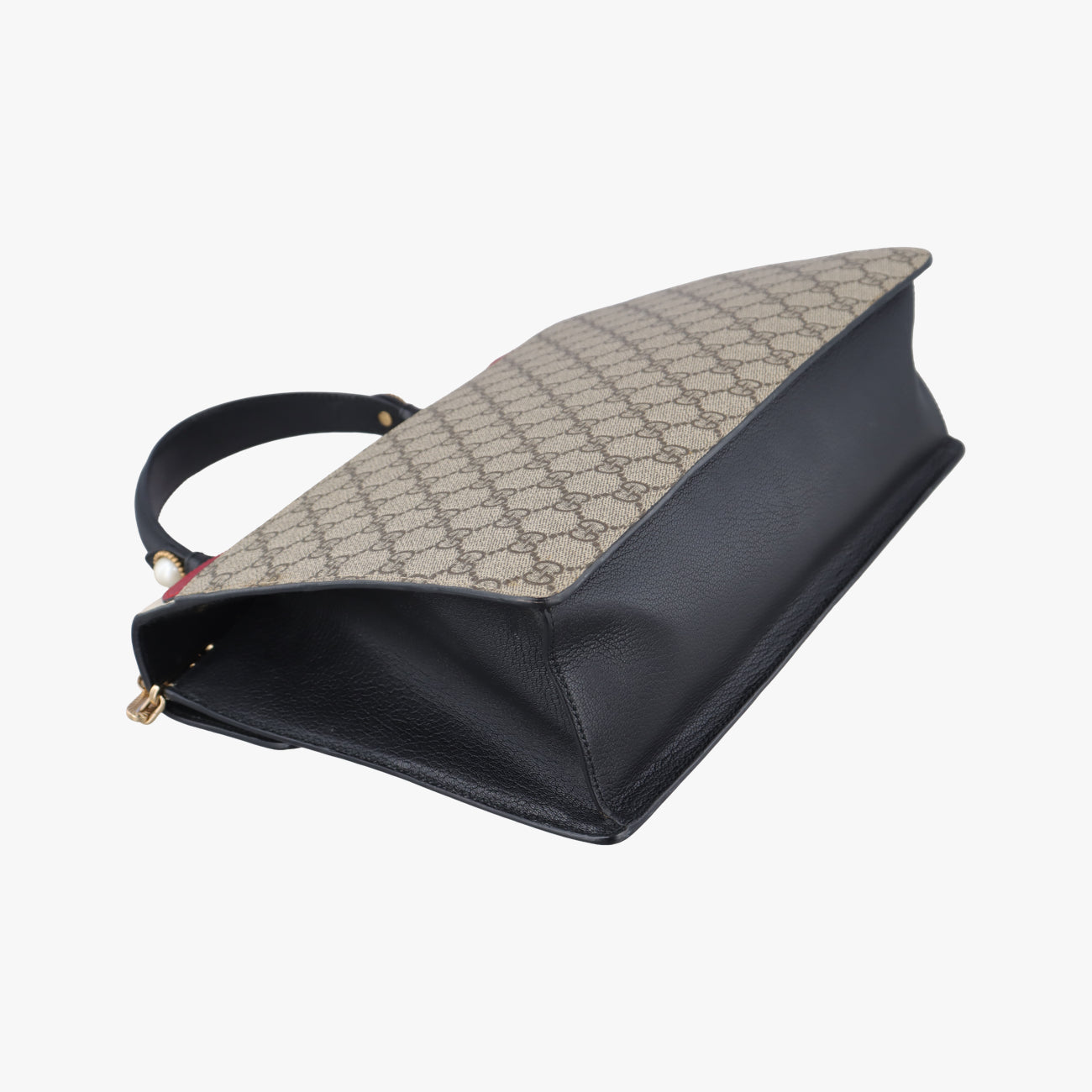 Pre-owned Gucci GG Supreme Fox Beige×Multicolour PVC coated canvas×Leather 466432 shoulderbag | stylenewstar