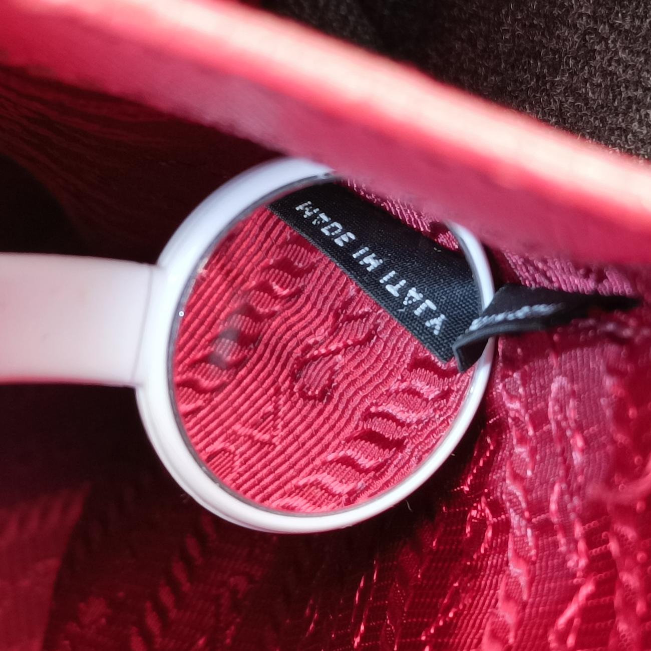 Pre-owned Prada Promenade Pink SAFFIANO Leather BN2558 shoulderbag | stylenewstar