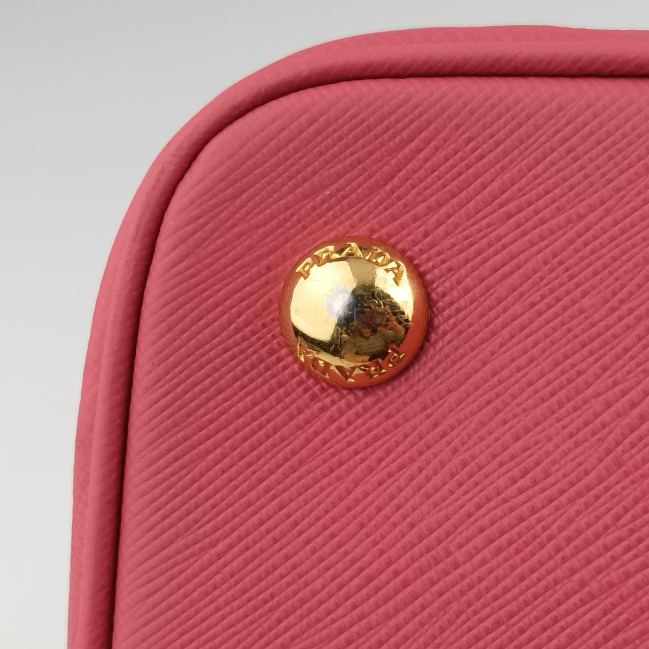 Pre-owned Prada Promenade Pink SAFFIANO Leather BN2558 shoulderbag | stylenewstar