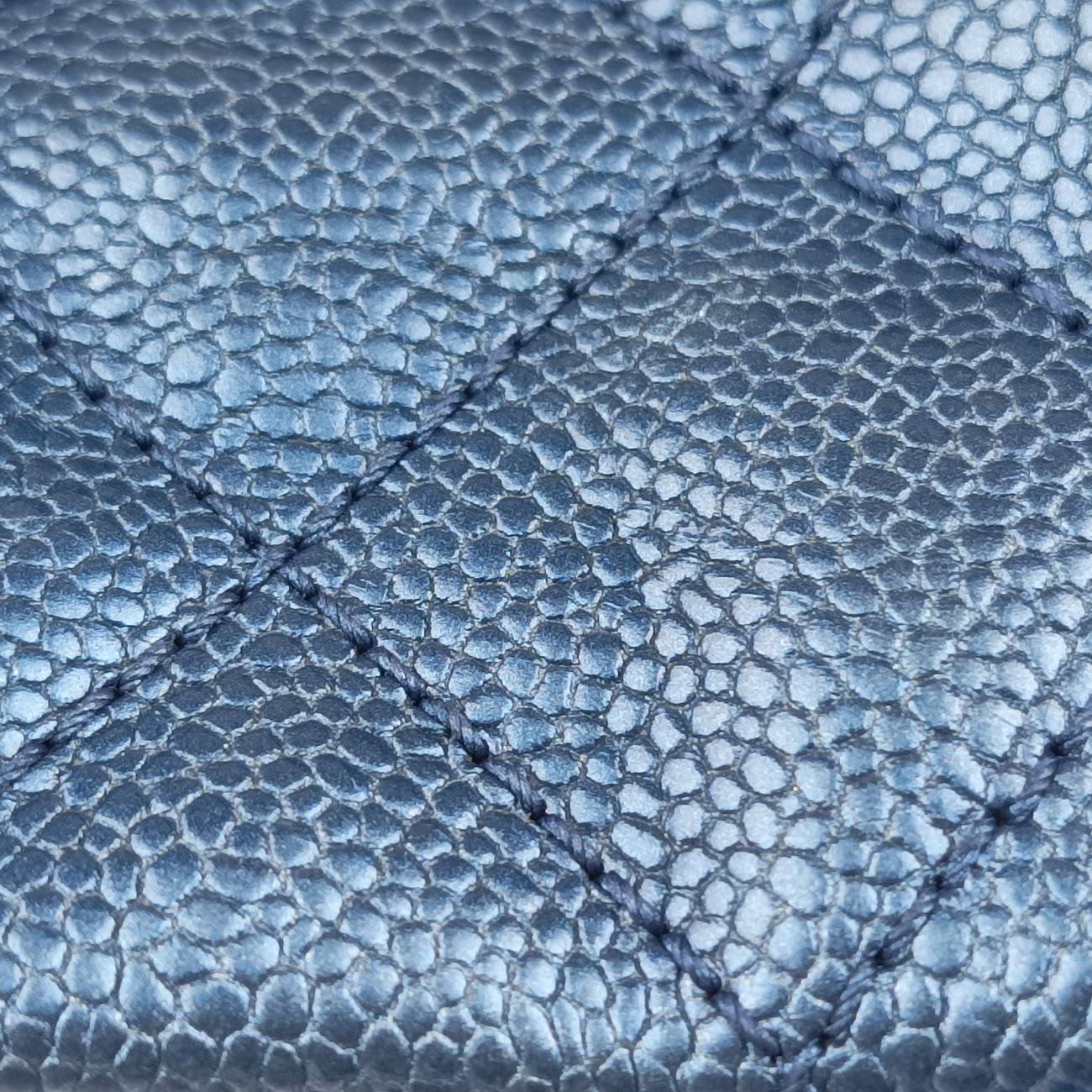 Pre-owned Chanel Matelasse Blue Caviar leather A67414 shoulderbag | stylenewstar