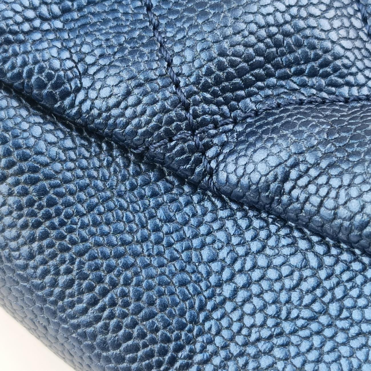 Pre-owned Chanel Matelasse Blue Caviar leather A67414 shoulderbag | stylenewstar