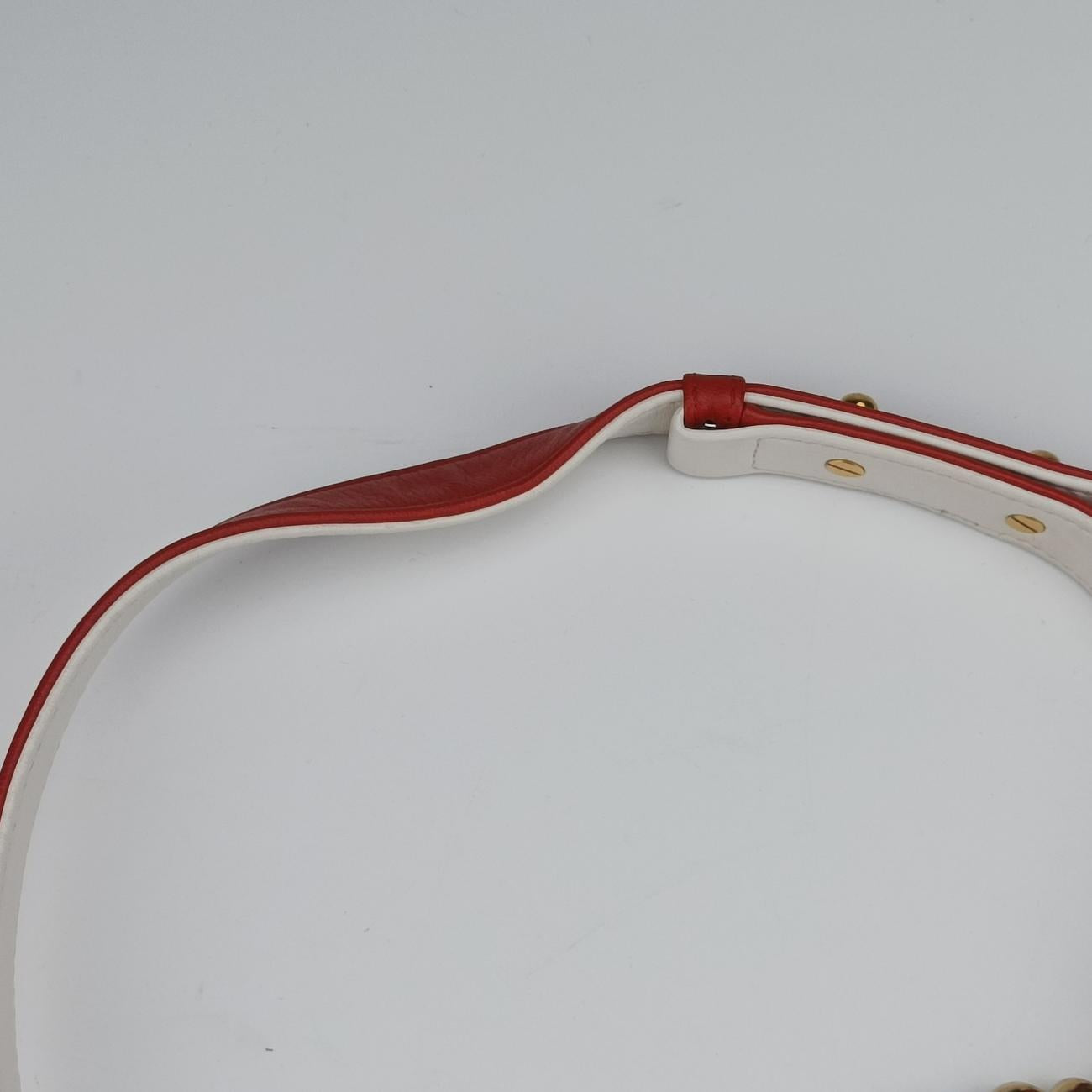 Secondhand Chanel BOY CHANEL Red lambskin A92096 shoulderbag | stylenewstar