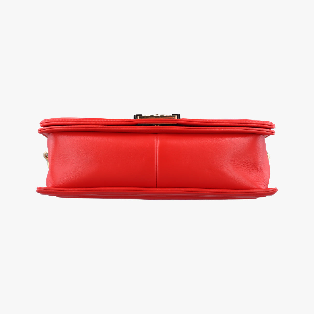 Secondhand Chanel BOY CHANEL Red lambskin A92096 shoulderbag | stylenewstar