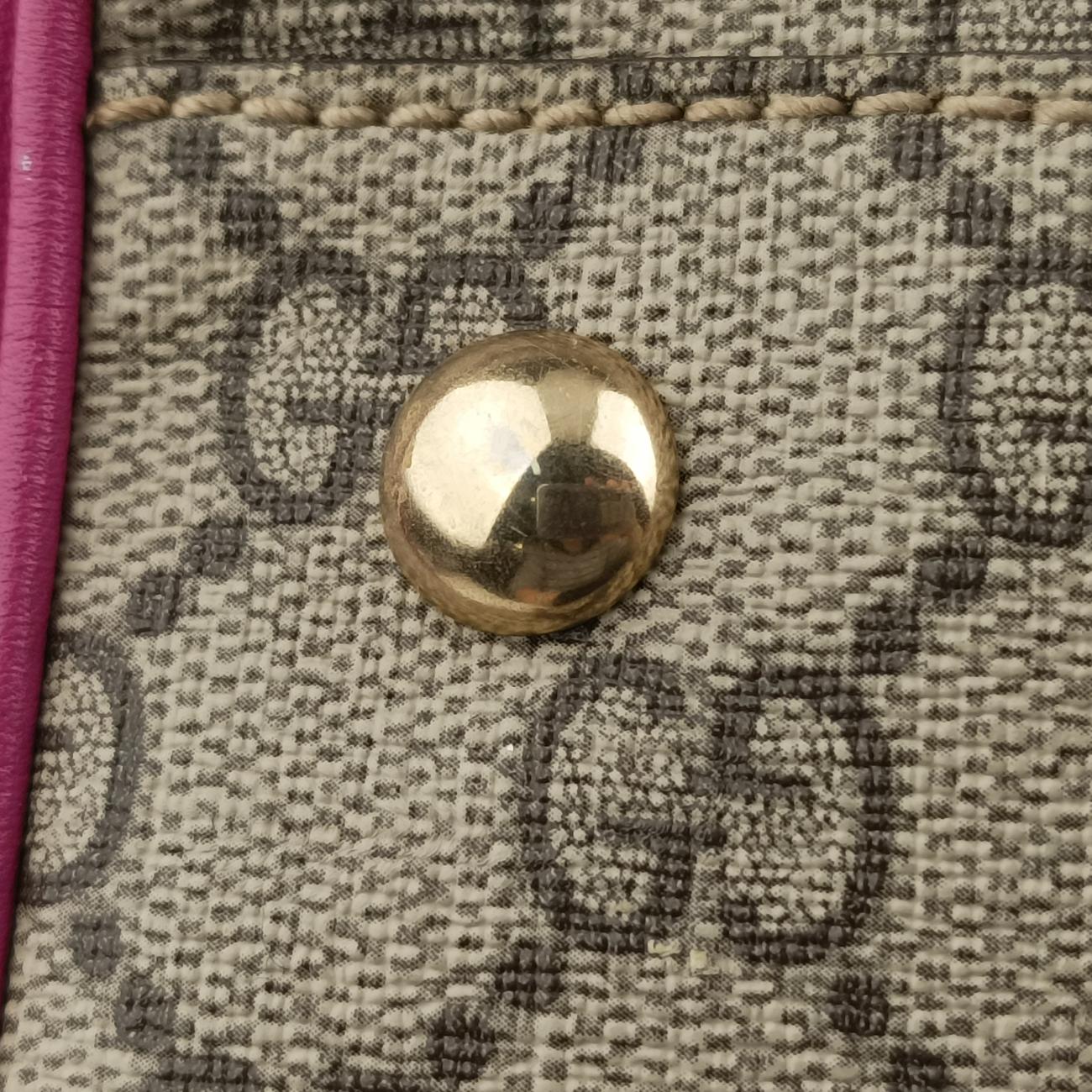 Secondhand Gucci GG SUPREME beige×Multicolour PVC coated canvas x leather 409529 shoulderbag | stylenewstar