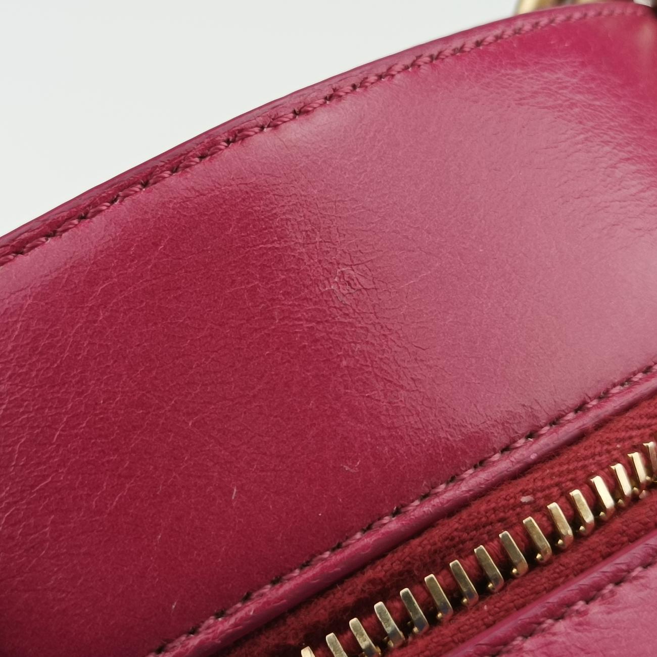 Pre-owned Chanel Round As Earth Rose lambskin A91946 shoulderbag | stylenewstar