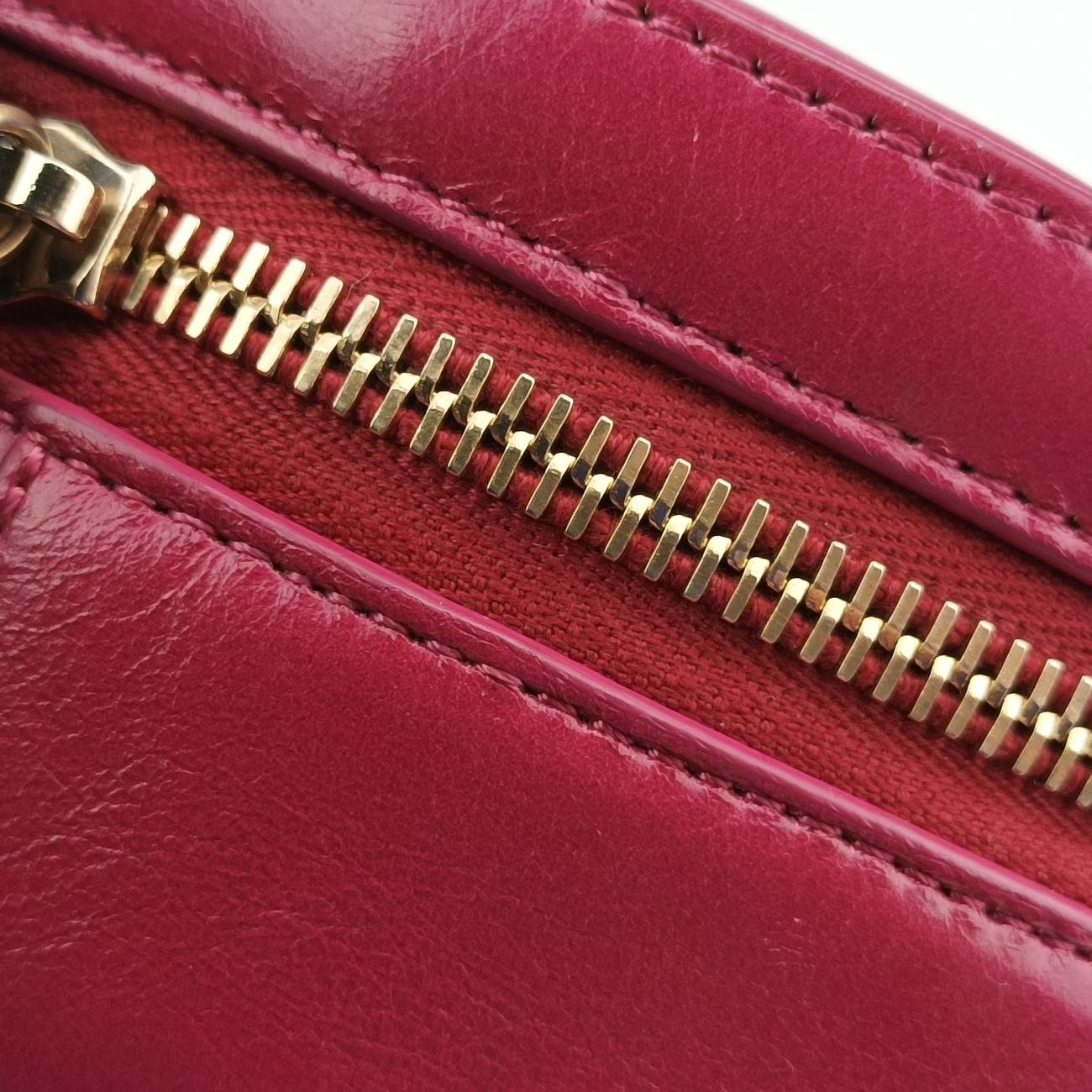 Pre-owned Chanel Round As Earth Rose lambskin A91946 shoulderbag | stylenewstar