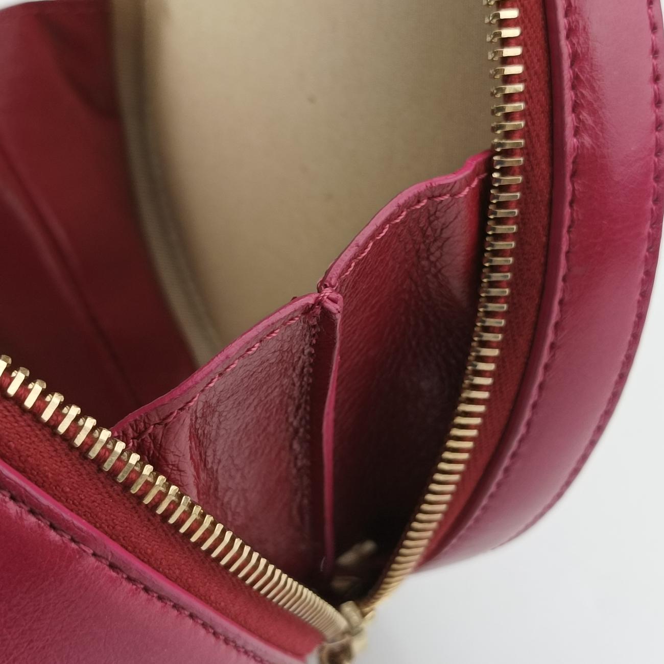 Pre-owned Chanel Round As Earth Rose lambskin A91946 shoulderbag | stylenewstar