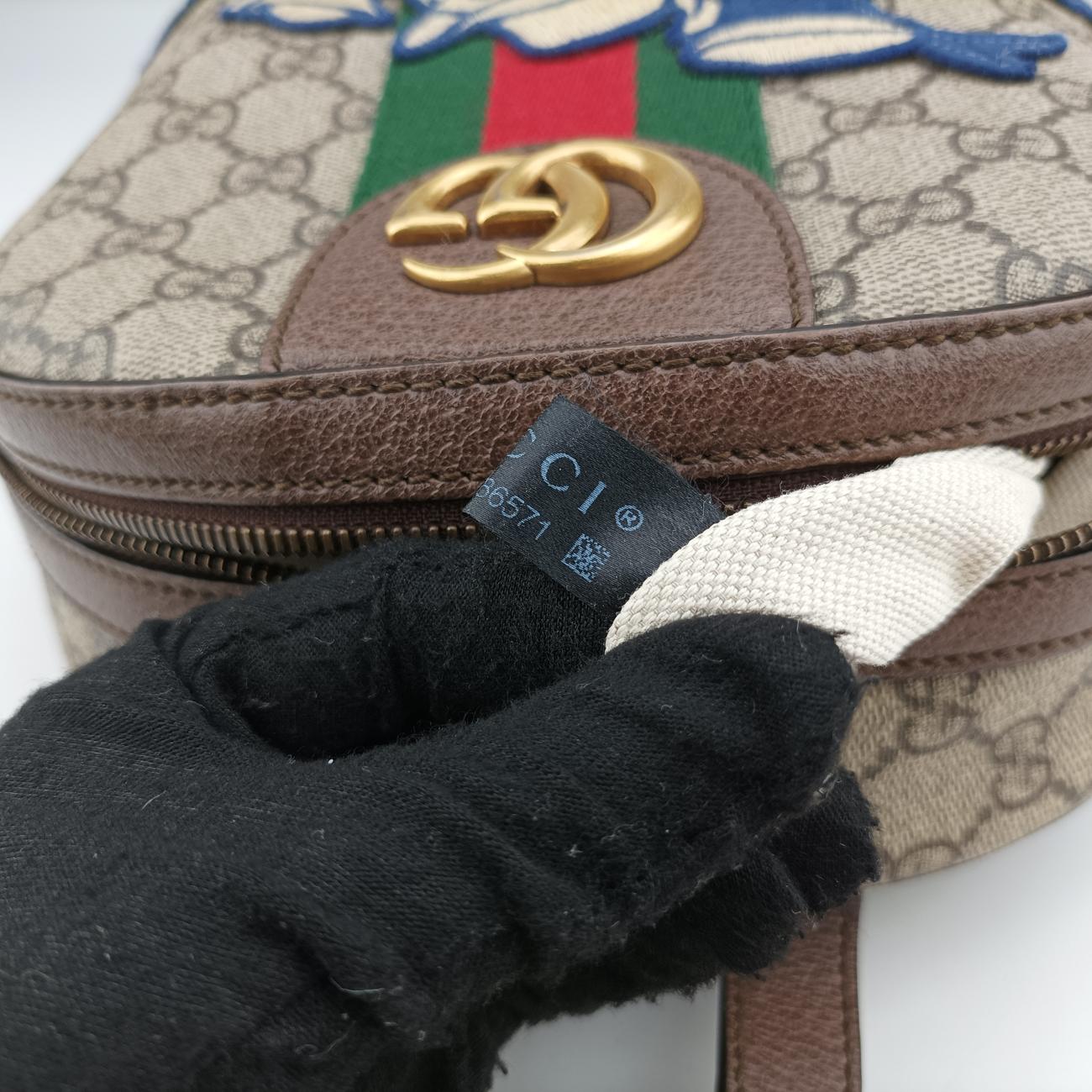 Vintage Gucci The Three Little Pigs Brown×Multicolour PVC coated canvas 552884 backpack/rucksack | stylenewstar