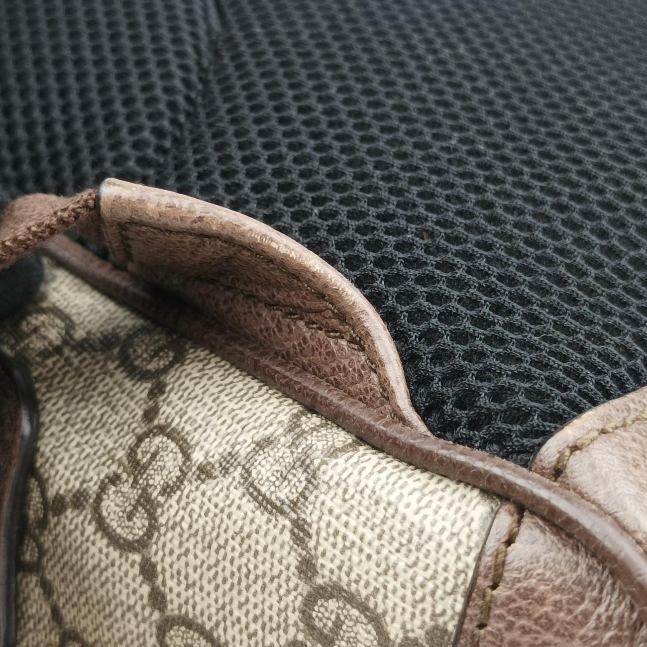 Vintage Gucci The Three Little Pigs Brown×Multicolour PVC coated canvas 552884 backpack/rucksack | stylenewstar