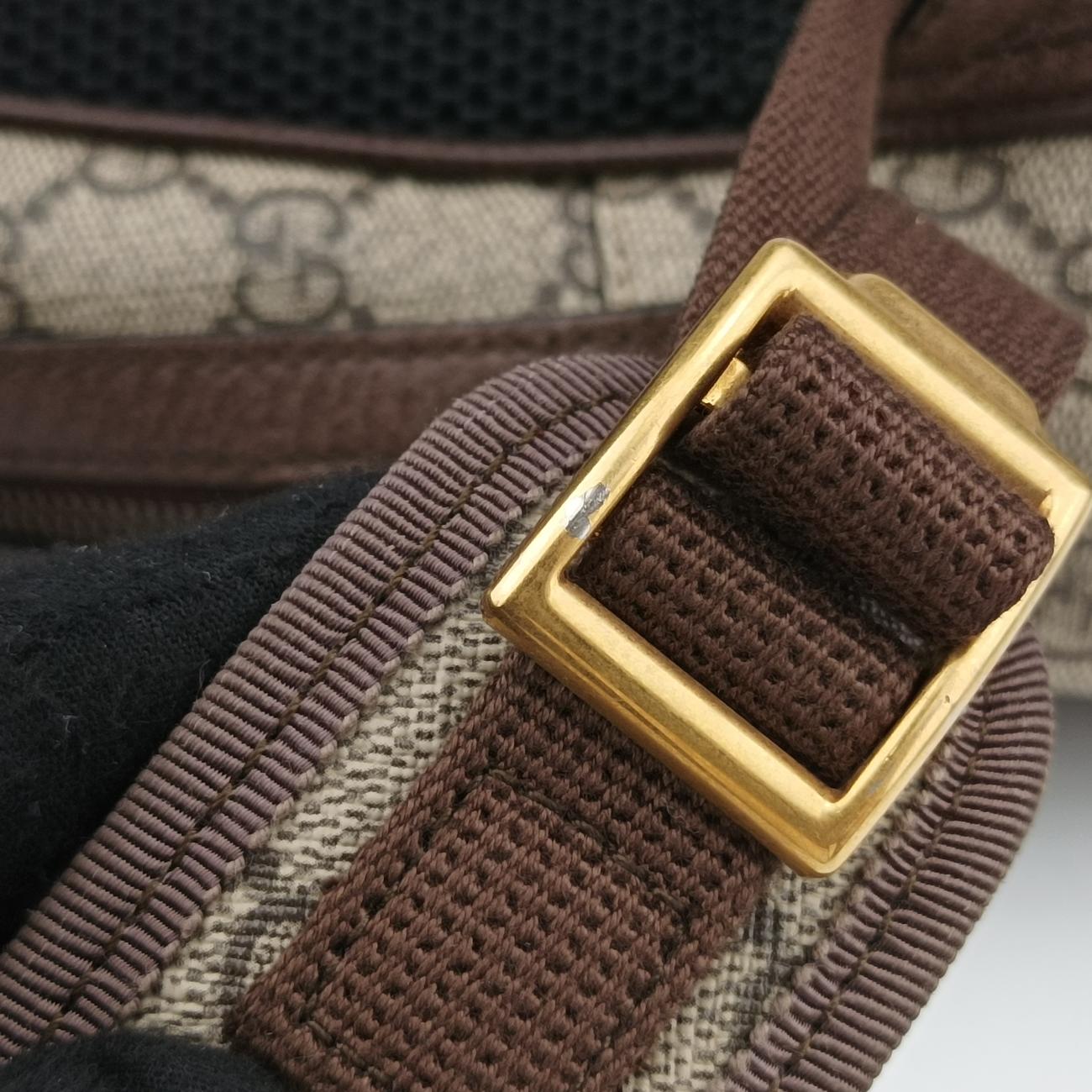 Vintage Gucci The Three Little Pigs Brown×Multicolour PVC coated canvas 552884 backpack/rucksack | stylenewstar