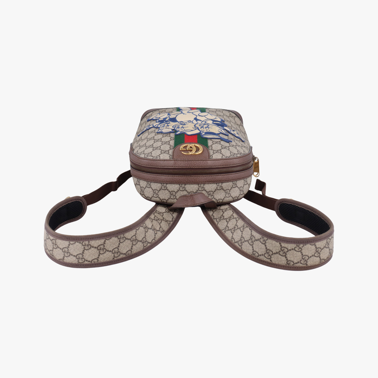 Vintage Gucci The Three Little Pigs Brown×Multicolour PVC coated canvas 552884 backpack/rucksack | stylenewstar