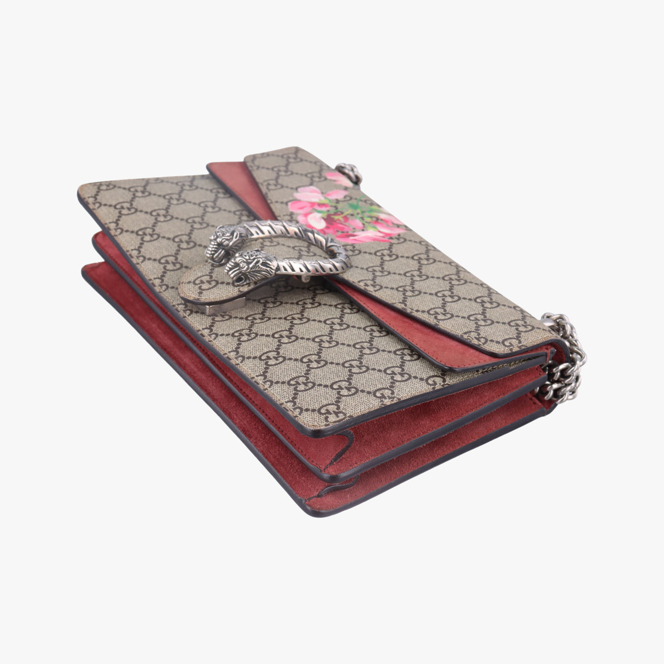 Pre-owned Gucci Dionysus BEIGE×RED×Multicolour PVC coated canvas 400249 shoulderbag | stylenewstar