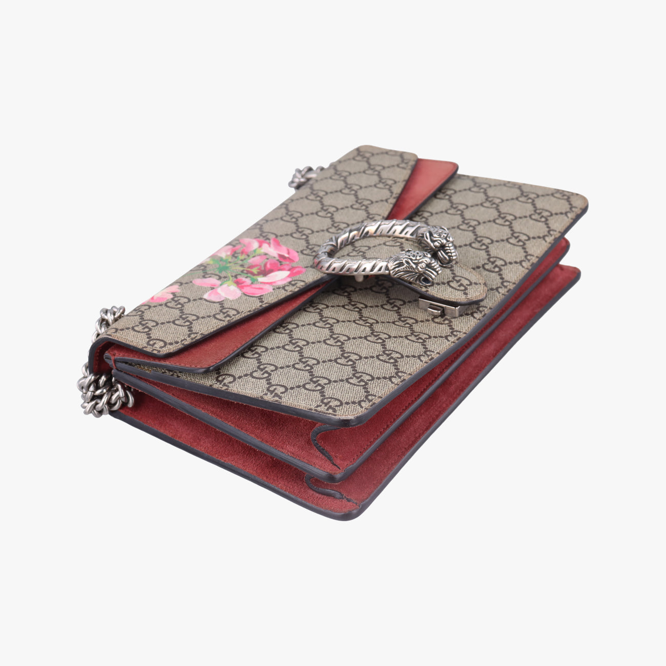 Pre-owned Gucci Dionysus BEIGE×RED×Multicolour PVC coated canvas 400249 shoulderbag | stylenewstar