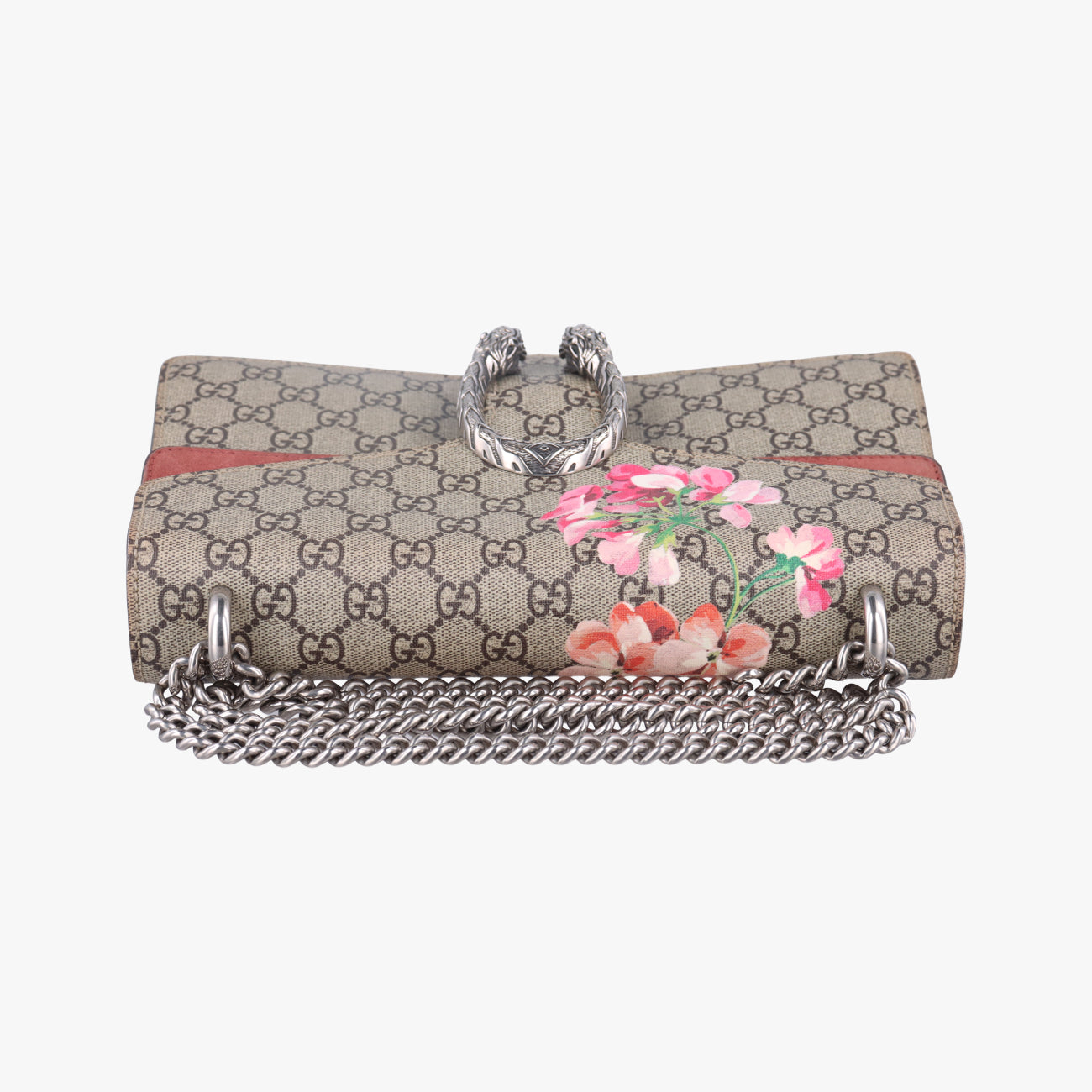 Pre-owned Gucci Dionysus BEIGE×RED×Multicolour PVC coated canvas 400249 shoulderbag | stylenewstar