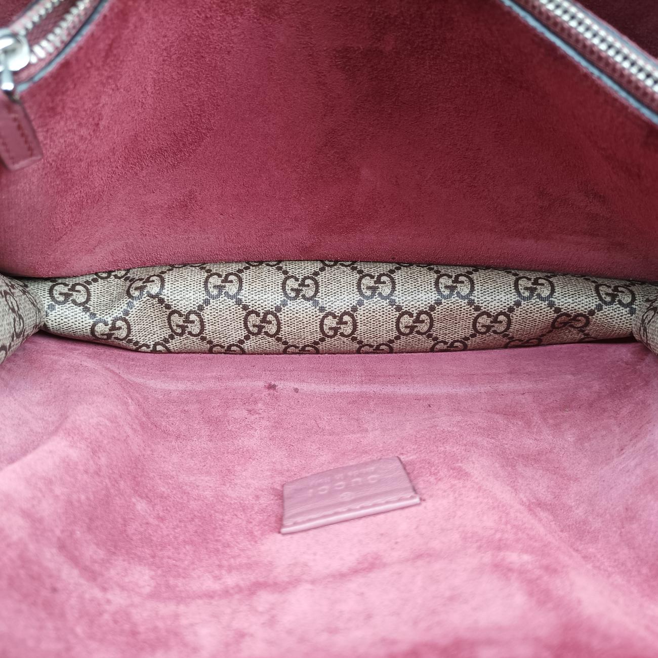 Pre-owned Gucci Dionysus BEIGE×RED×Multicolour PVC coated canvas 400249 shoulderbag | stylenewstar