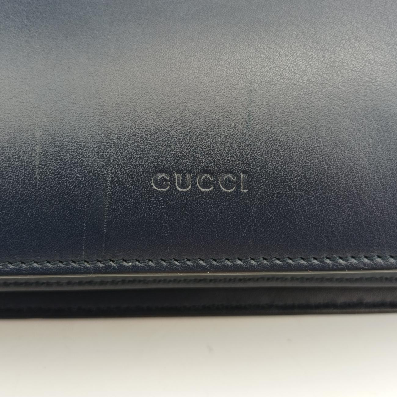 Vintage Gucci Dionysus Navy x green x red Leather 448075 shoulderbag | stylenewstar