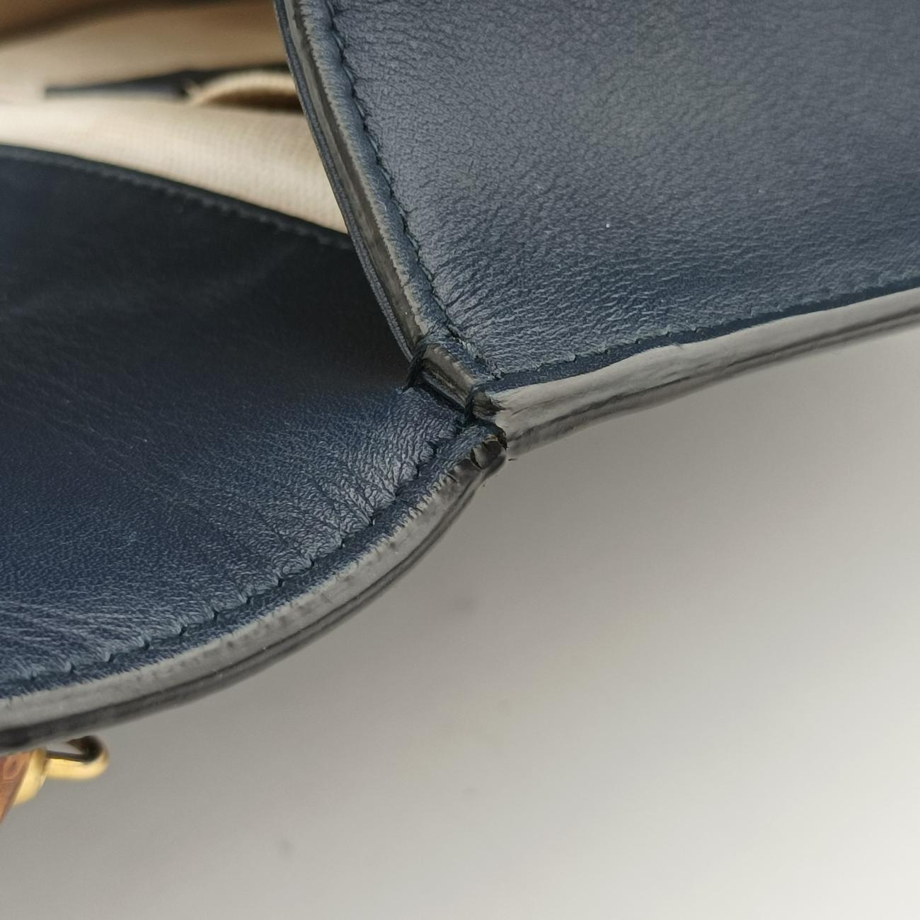 Vintage Gucci Dionysus Navy x green x red Leather 448075 shoulderbag | stylenewstar