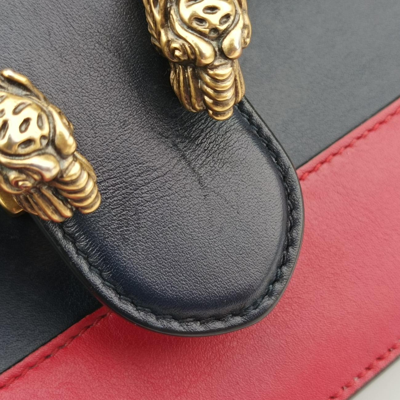 Vintage Gucci Dionysus Navy x green x red Leather 448075 shoulderbag | stylenewstar