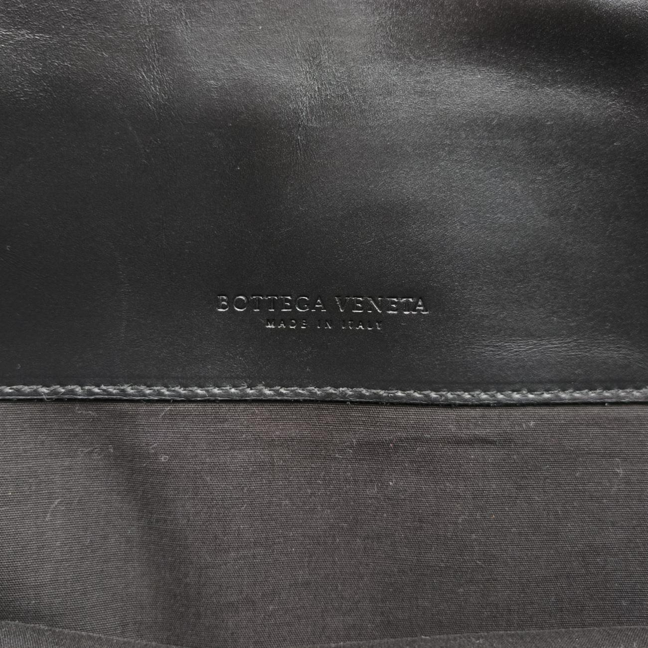 Pre-owned Bottega Veneta Intrecciato Black lambskin  handbag | stylenewstar