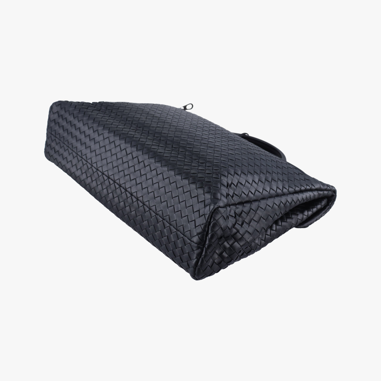 Pre-owned Bottega Veneta Intrecciato Black lambskin  handbag | stylenewstar