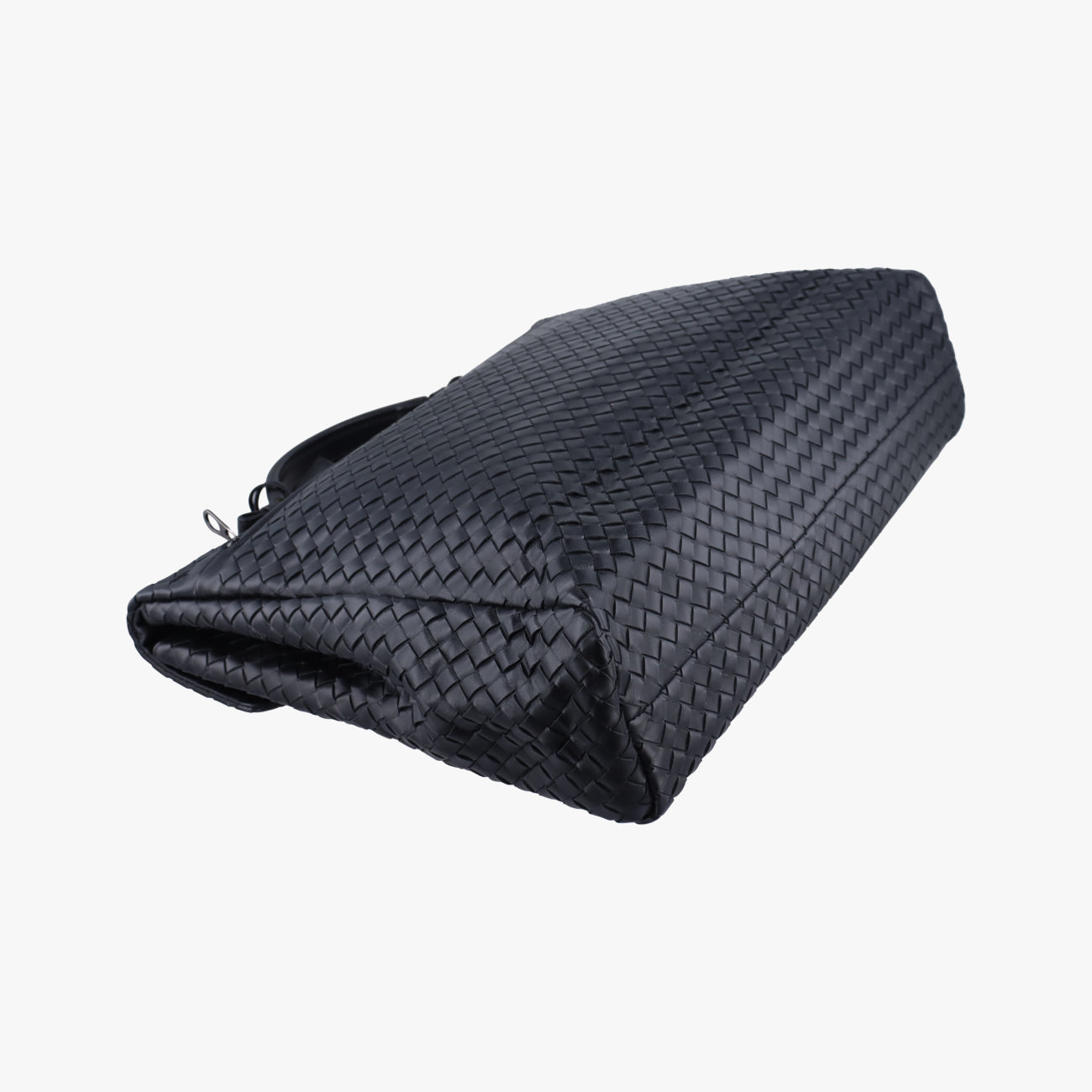 Pre-owned Bottega Veneta Intrecciato Black lambskin  handbag | stylenewstar