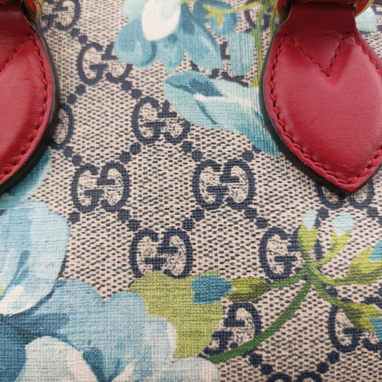 Pre-owned Gucci GG Blooms beige×Multicolour PVC coated canvas 546312 shoulderbag | stylenewstar